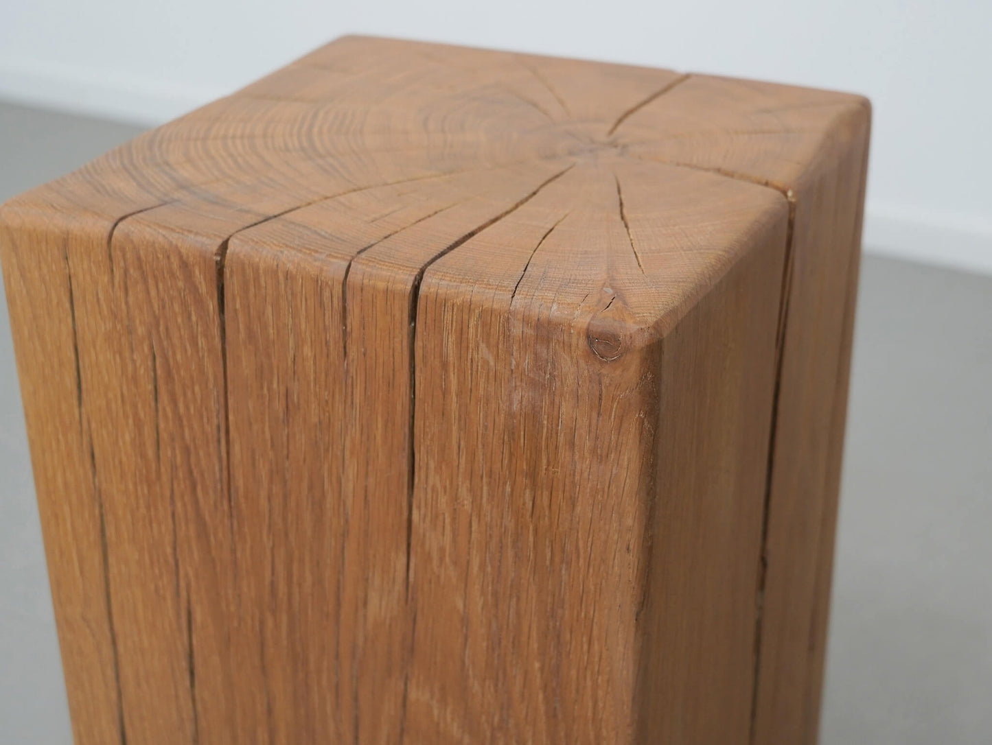 オーク 無垢材 ブロックスツール ② / Solid Oak Block Stool