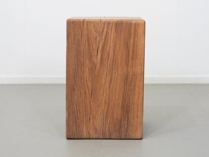 オーク 無垢材 ブロックスツール ② / Solid Oak Block Stool