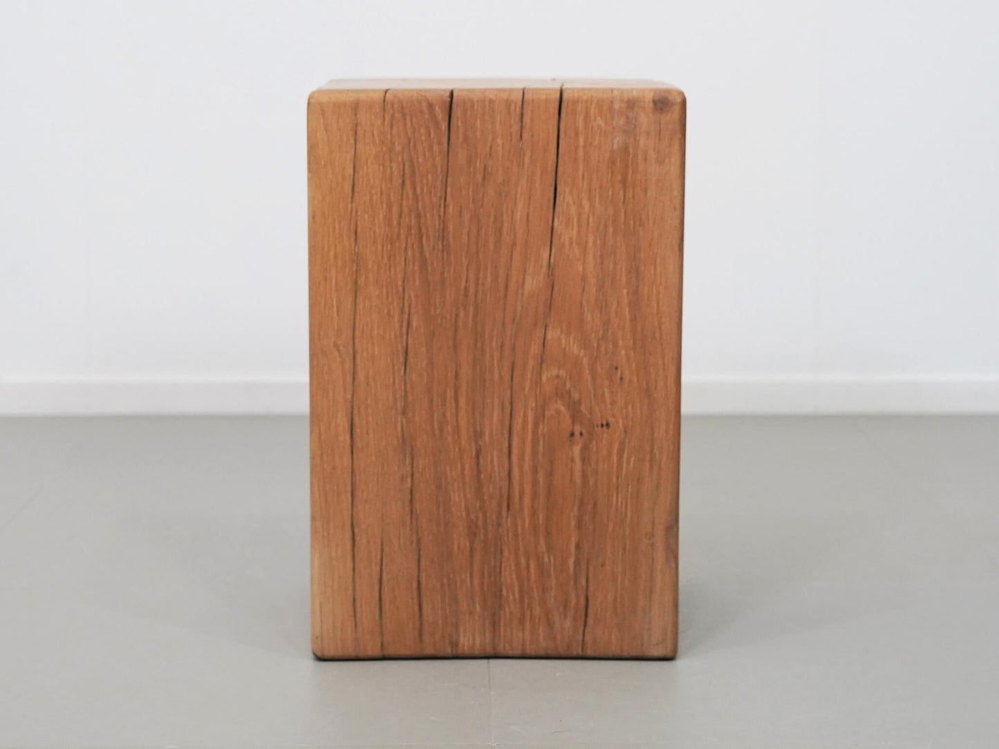 オーク 無垢材 ブロックスツール ② / Solid Oak Block Stool