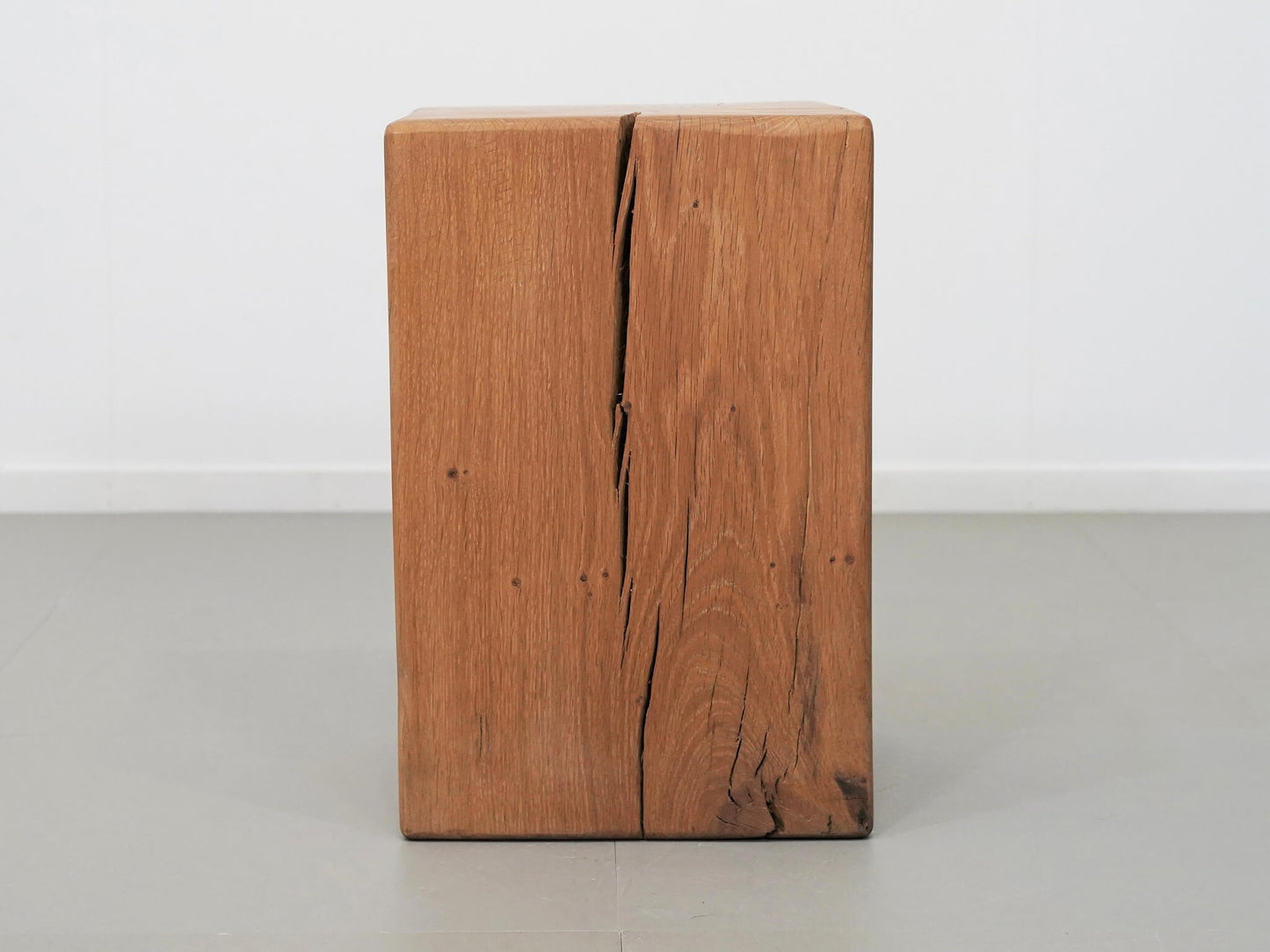 オーク 無垢材 ブロックスツール ② / Solid Oak Block Stool