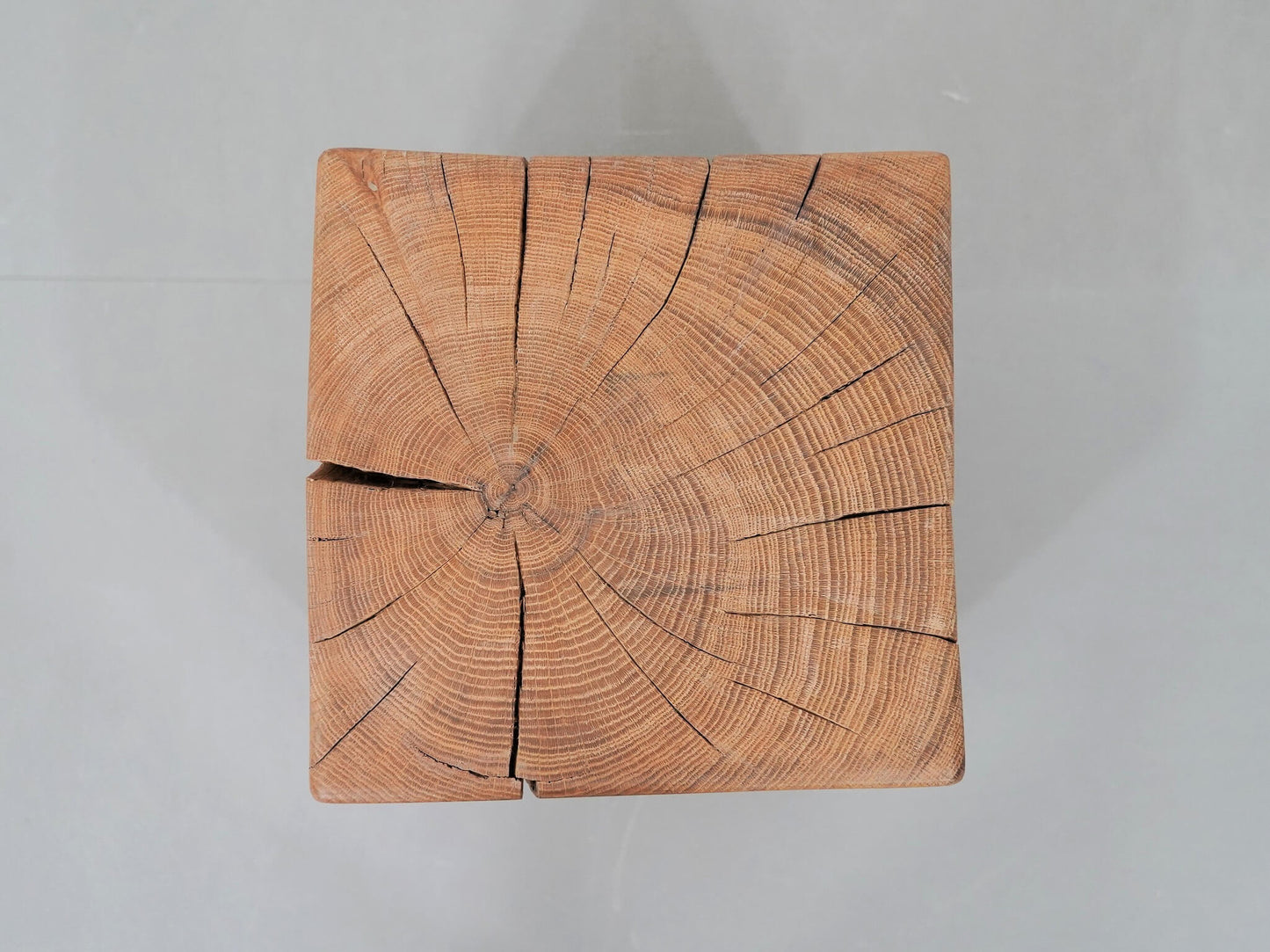 オーク 無垢材 ブロックスツール ② / Solid Oak Block Stool