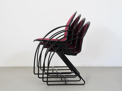パレード スチールケース レッド ファブリック / Parade Steelcase 在庫4→3