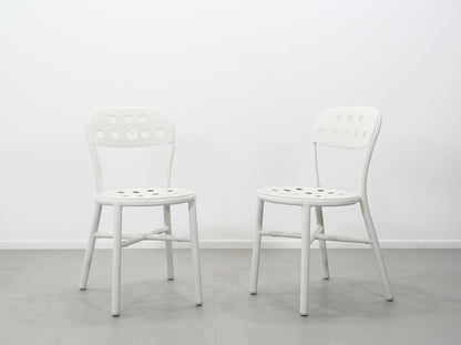 ジャスパーモリソンがデザインした中古・ユーズドのパイプチェア・ホワイト