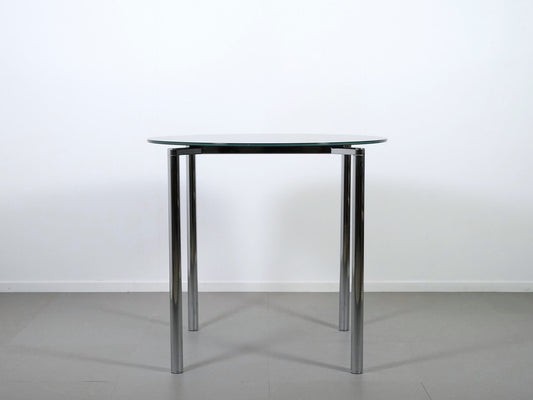 ペリカンデザインによるフリッツハンセンのプラーノテーブル・黒ガラス