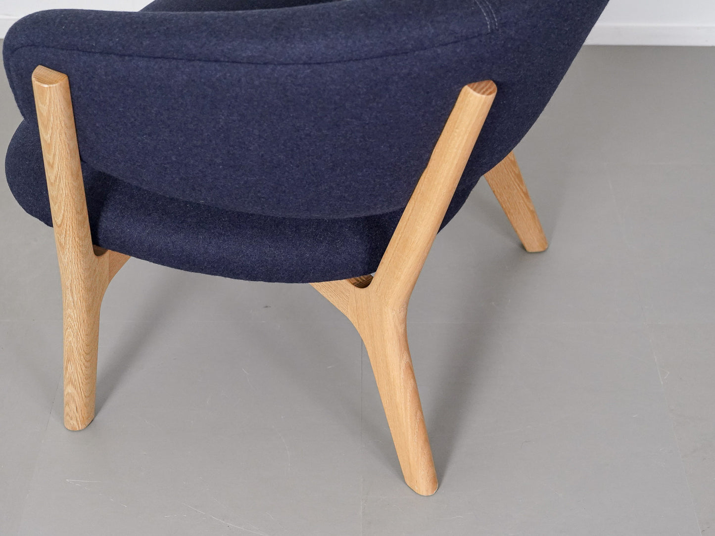 ラウンディッシュ ラウンジチェア オーク クヴァドラ マルニ木工 深澤直人 / Roundish Lounge Chair Maruni Collection Naoto Fukasawa