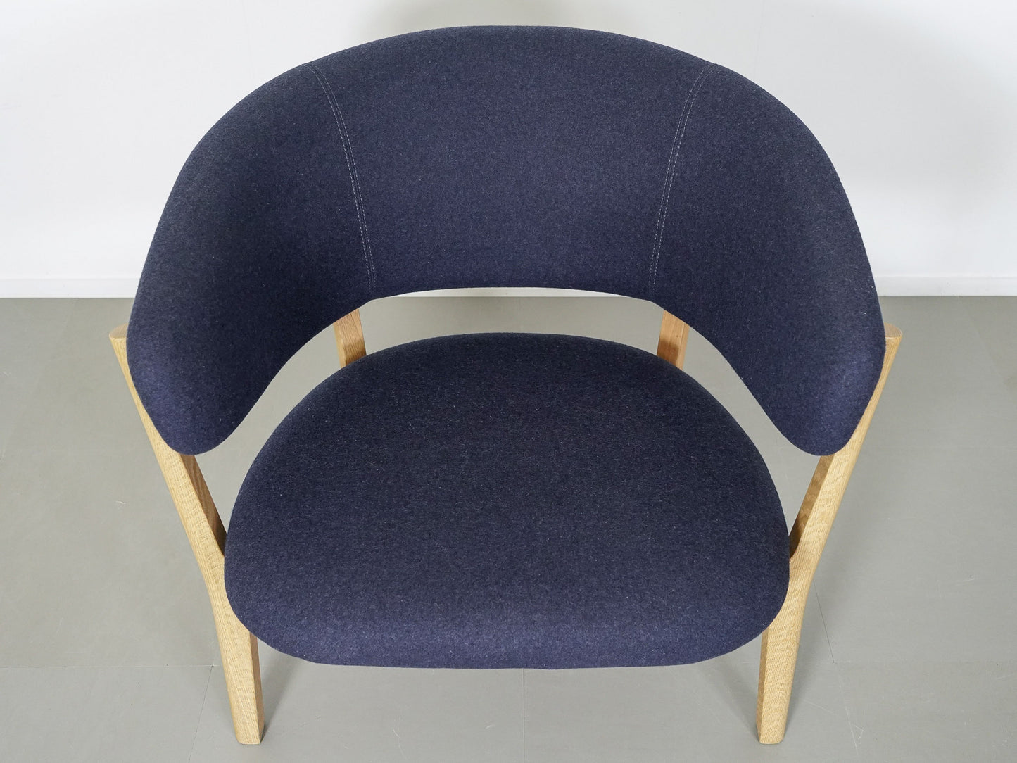 ラウンディッシュ ラウンジチェア オーク クヴァドラ マルニ木工 深澤直人 / Roundish Lounge Chair Maruni Collection Naoto Fukasawa