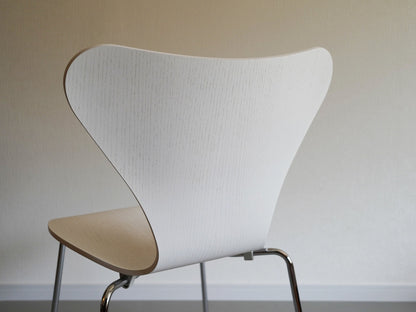 セブンチェア ホワイト カラードアッシュ ① 2017年製 フリッツ・ハンセン アルネ・ヤコブセン / Seven Chair White Fritz Hansen Arne Jacobsen