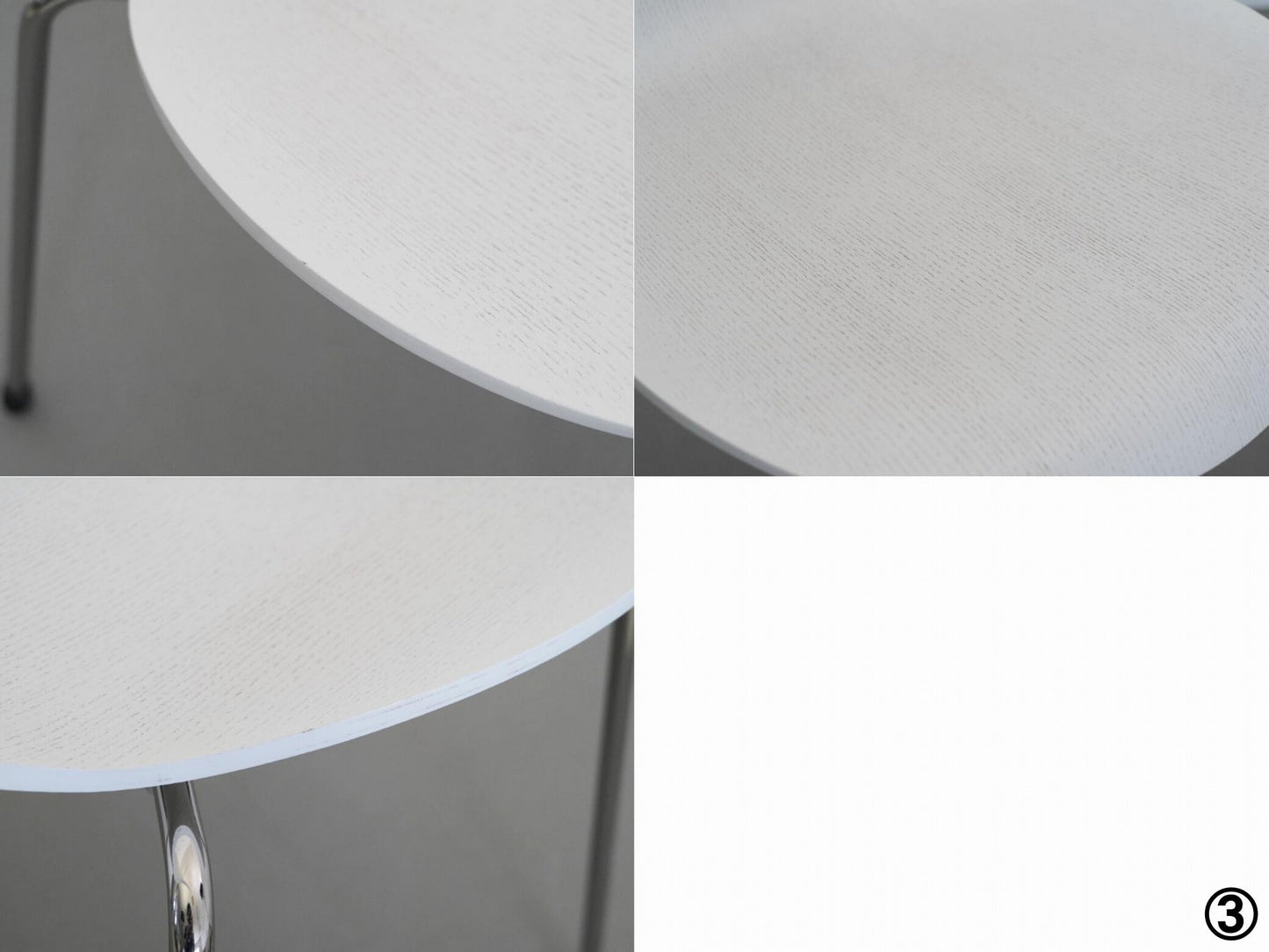 セブンチェア ホワイト カラードアッシュ フリッツ・ハンセン アルネ・ヤコブセン / Seven Chair White Fritz Hansen Arne Jacobsen 在庫4→3
