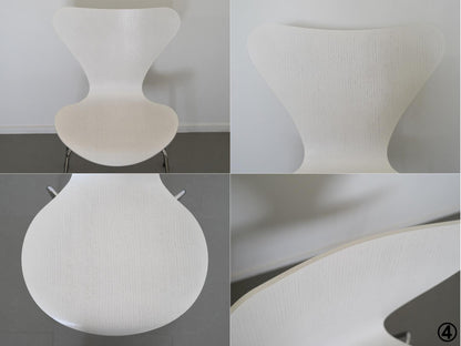 セブンチェア ホワイト カラードアッシュ フリッツ・ハンセン アルネ・ヤコブセン / Seven Chair White Fritz Hansen Arne Jacobsen 在庫4→3
