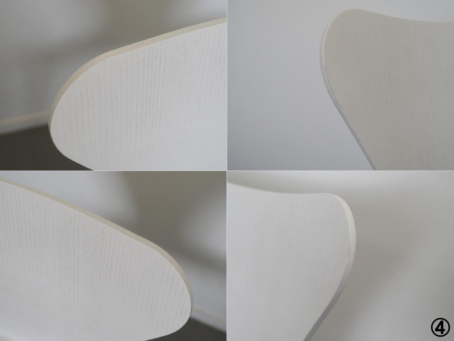 セブンチェア ホワイト カラードアッシュ フリッツ・ハンセン アルネ・ヤコブセン / Seven Chair White Fritz Hansen Arne Jacobsen 在庫4→3