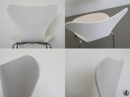 セブンチェア ホワイト カラードアッシュ フリッツ・ハンセン アルネ・ヤコブセン / Seven Chair White Fritz Hansen Arne Jacobsen 在庫4→3