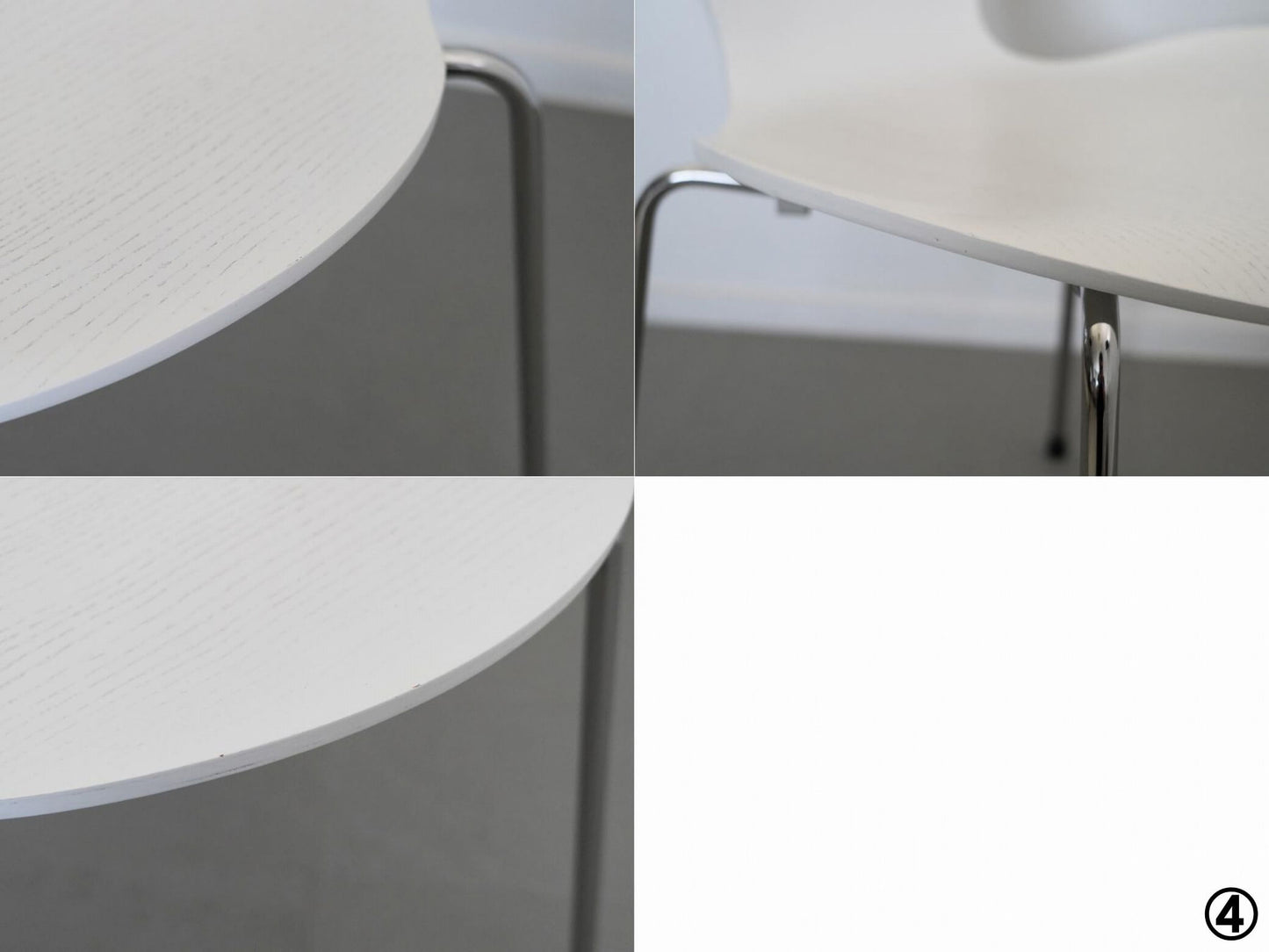 セブンチェア ホワイト カラードアッシュ フリッツ・ハンセン アルネ・ヤコブセン / Seven Chair White Fritz Hansen Arne Jacobsen 在庫4→3