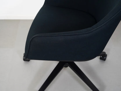 ソフトシェル チェア ５スターベース 昇降 キャスター ネイビー ロナン＆エルワン・ブルレック ヴィトラ / Softshell Chair 5-Star Base Ronan & Erwan Bouroullec