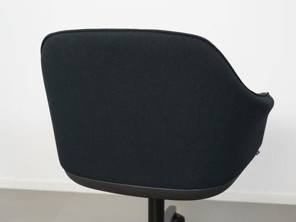 ソフトシェル チェア ５スターベース 昇降 キャスター ネイビー ロナン＆エルワン・ブルレック ヴィトラ / Softshell Chair 5-Star Base Ronan & Erwan Bouroullec