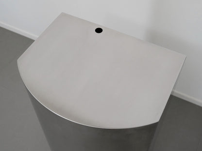 ステンレス ディスプレイスタンド カウンター コンソール ヘアライン / Stainless Steel Display Pedestal Counter Console