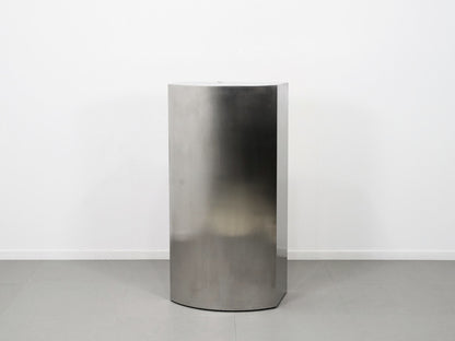 ステンレス ディスプレイスタンド カウンター コンソール ヘアライン / Stainless Steel Display Pedestal Counter Console