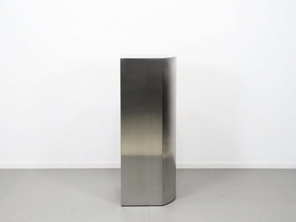 ステンレス ディスプレイスタンド カウンター コンソール ヘアライン / Stainless Steel Display Pedestal Counter Console