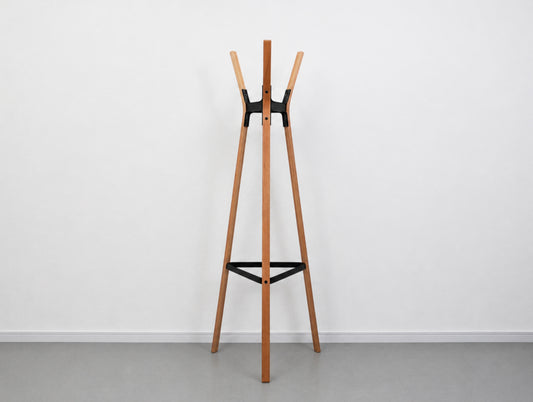 スチールウッド コートスタンド ロナン＆エルワン・ブルレック ヴィトラ ビーチ ナチュラル×ブラック  / Magis Steelwood Coat Hanger Ronan & Erwan Bouroullec