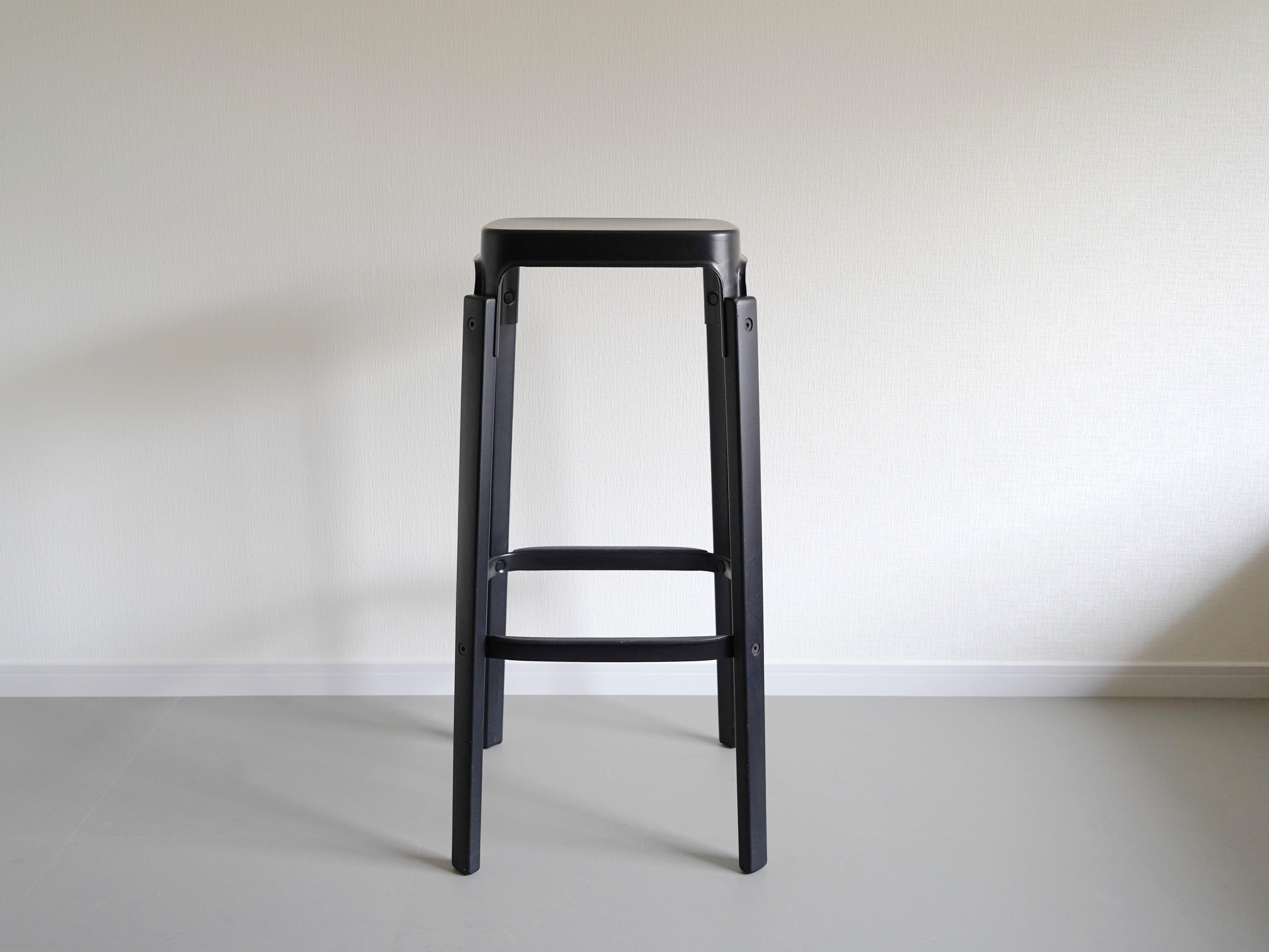 スティールウッド ハイスツール ブラック ① ロナン＆エルワン・ブルレック マジス 中古 / Steelwood Stool Ronan &  Erwan Bouroullec MAGIS – CAGUYA