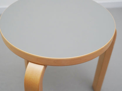 スツール60 バーチ リノリウム アッシュ スコープ特注 3本脚 アルヴァ・アアルト アルテック / Stool60 Natural Ash Alvar Aalto Artek