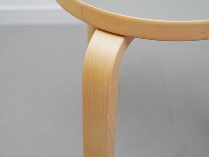 スツール60 バーチ リノリウム アッシュ スコープ特注 3本脚 アルヴァ・アアルト アルテック / Stool60 Natural Ash Alvar Aalto Artek