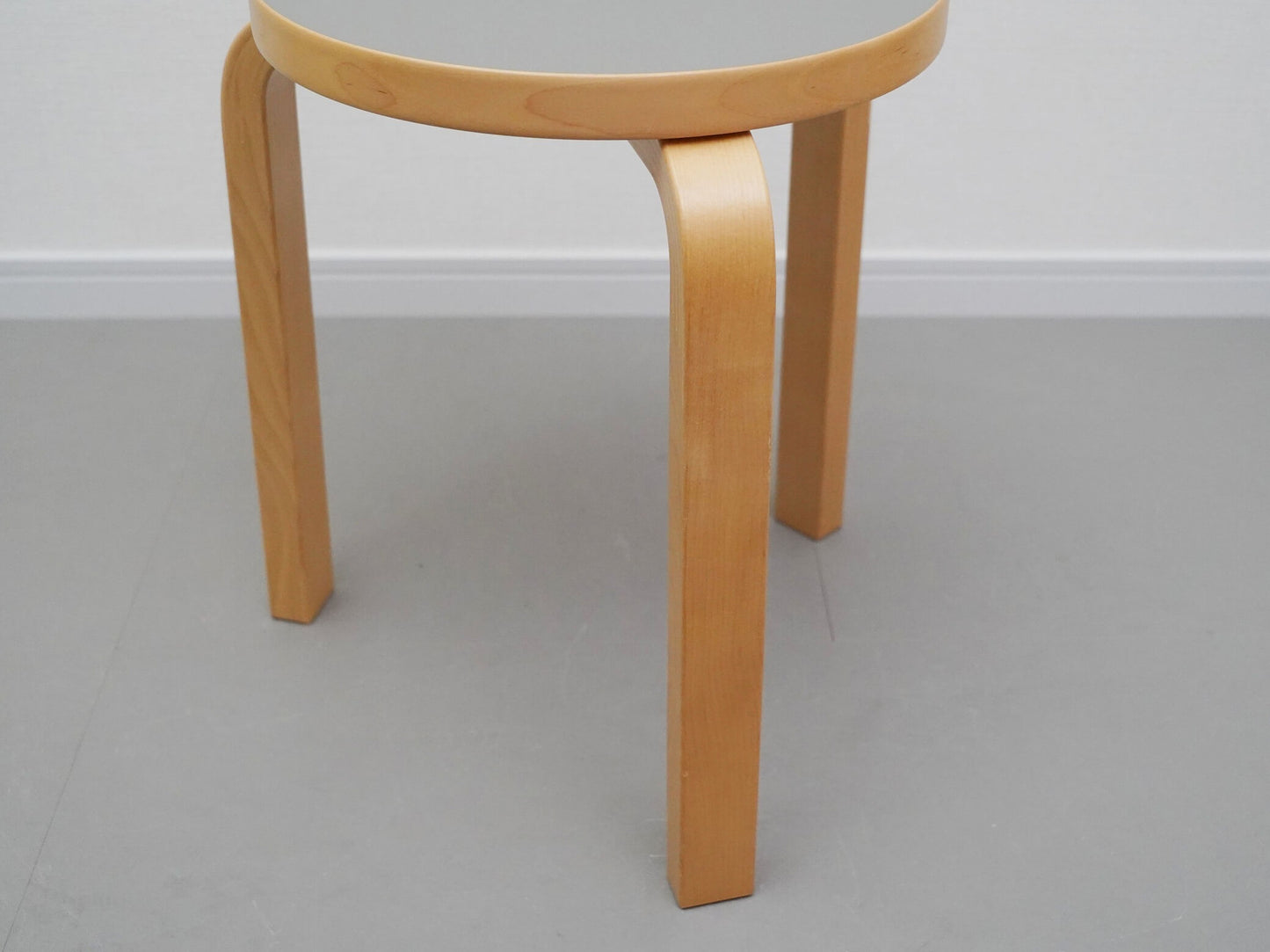 スツール60 バーチ リノリウム アッシュ スコープ特注 3本脚 アルヴァ・アアルト アルテック / Stool60 Natural Ash Alvar Aalto Artek