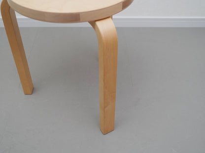 スツール60 バーチ ナチュラル ① 3本脚 アルヴァ・アアルト アルテック / Stool60 Natural Alvar Aalto Artek