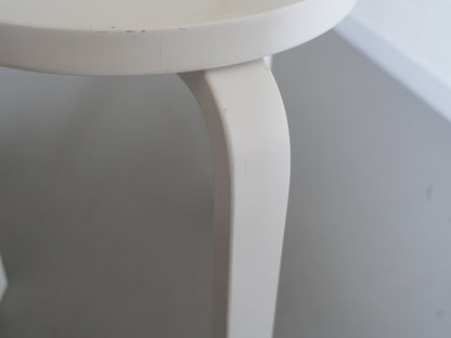 スツール60 ホワイト ラッカー アルヴァ・アアルト アルテック ② / Stool60 Alvar Aalto Artek