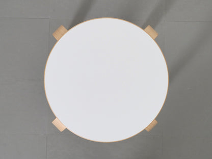 スツール E60 ホワイト ラミネート バーチ 4本脚 アルヴァ・アアルト アルテック / Stool E60 White Laminate Alvar Aalto Artek 在庫6→4