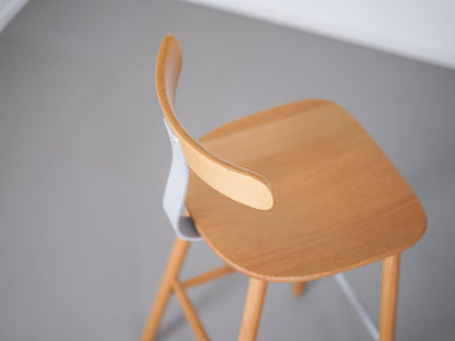 T&O T3 バースツール ハイ オーク×シルバー ジャスパー・モリソン マルニ木工 / T3 Bar Stool High Jasper Morrison MARUNI COLLECTION