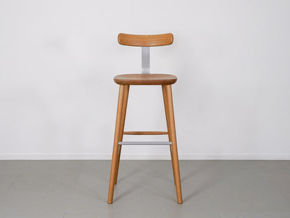 T&O T3 バースツール ハイ オーク×シルバー ジャスパー・モリソン マルニ木工 / T3 Bar Stool High Jasper Morrison MARUNI COLLECTION