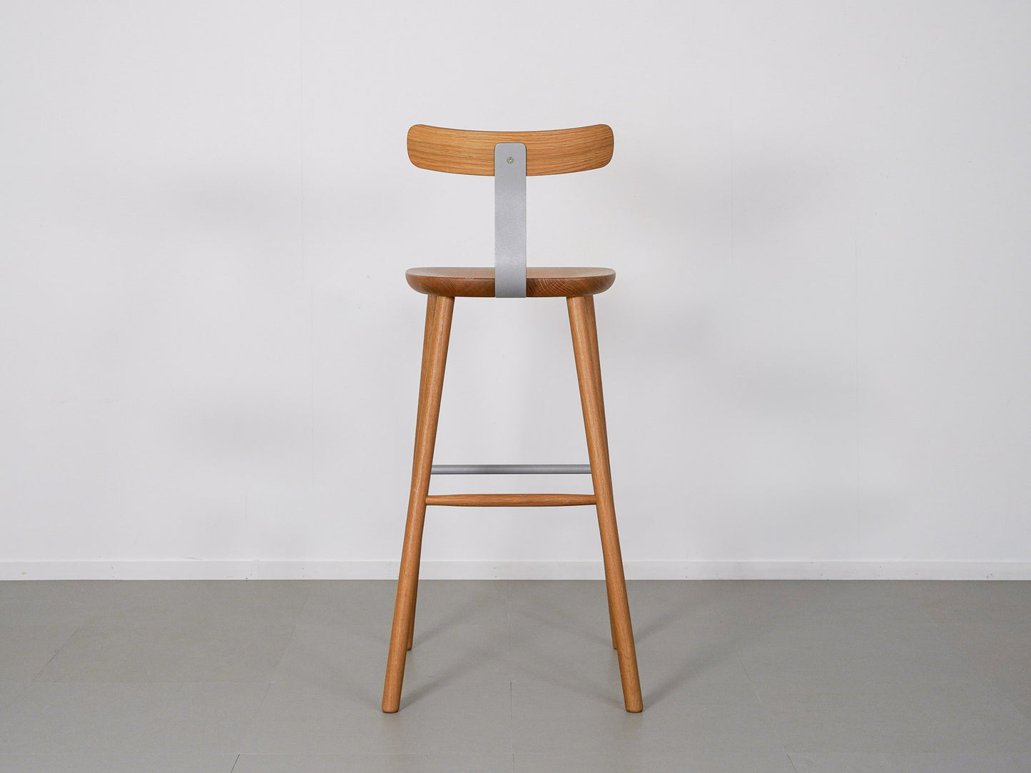 T&O T3 バースツール ハイ オーク×シルバー ジャスパー・モリソン マルニ木工 / T3 Bar Stool High Jasper Morrison MARUNI COLLECTION