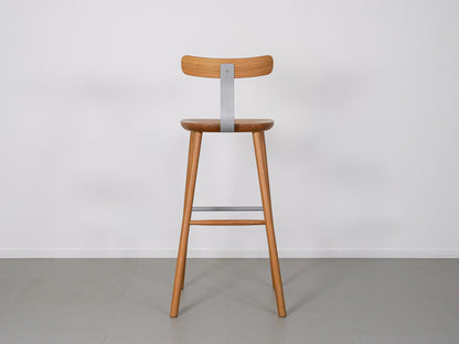 T&O T3 バースツール ハイ オーク×シルバー ジャスパー・モリソン マルニ木工 / T3 Bar Stool High Jasper Morrison MARUNI COLLECTION