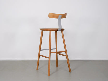 T&O T3 バースツール ハイ オーク×シルバー ジャスパー・モリソン マルニ木工 / T3 Bar Stool High Jasper Morrison MARUNI COLLECTION