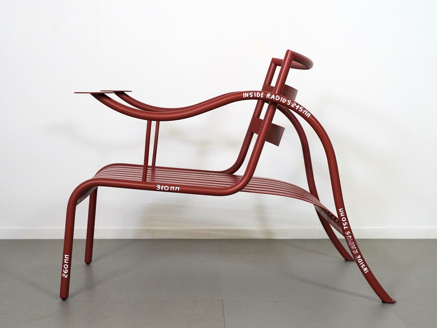 シンキングマンズチェア テラコッタ レターあり ジャスパー・モリソン カッペリーニ / Thinking Man's Chair Terracotta Jasper Morrison Cappellini