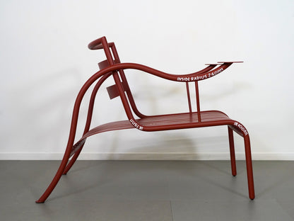 シンキングマンズチェア テラコッタ レターあり ジャスパー・モリソン カッペリーニ / Thinking Man's Chair Terracotta Jasper Morrison Cappellini