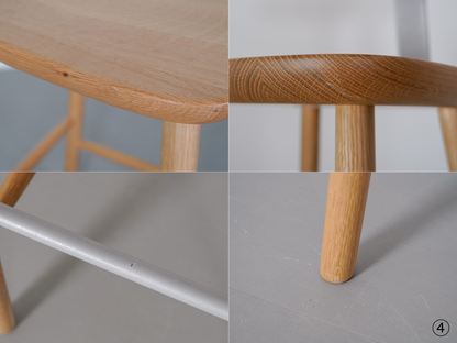 T&O T3 バースツール ハイ オーク×シルバー ジャスパー・モリソン マルニ木工 / T3 Bar Stool High Jasper Morrison MARUNI COLLECTION