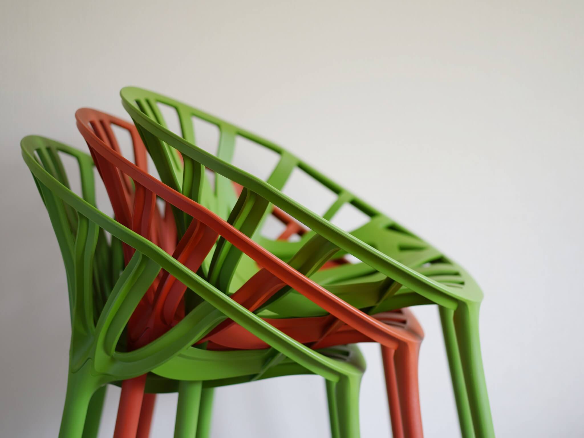 ベジタルチェア ロナン＆エルワン・ブルレック ヴィトラ 中古 レッド 赤 / Vegetal chair Ronan & Erwan  Bouroullec Vitra – CAGUYA